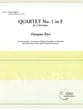 Quartet #1 in F for Four Marimbas cover